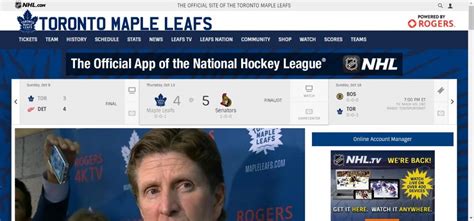 listen to the leafs game online