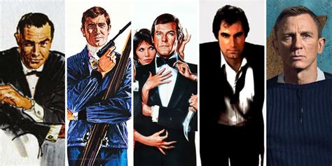 listing of james bond movies in order