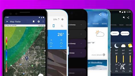 listing of the Best Weather Apps for Android and iOS