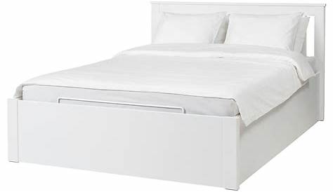 SONGESAND Cadre lit coffre, blanc, 160x200 cm IKEA