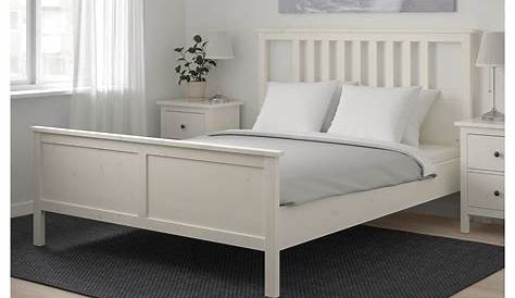 HEMNES Cadre de lit, teinté blanc, 160x200 cm IKEA