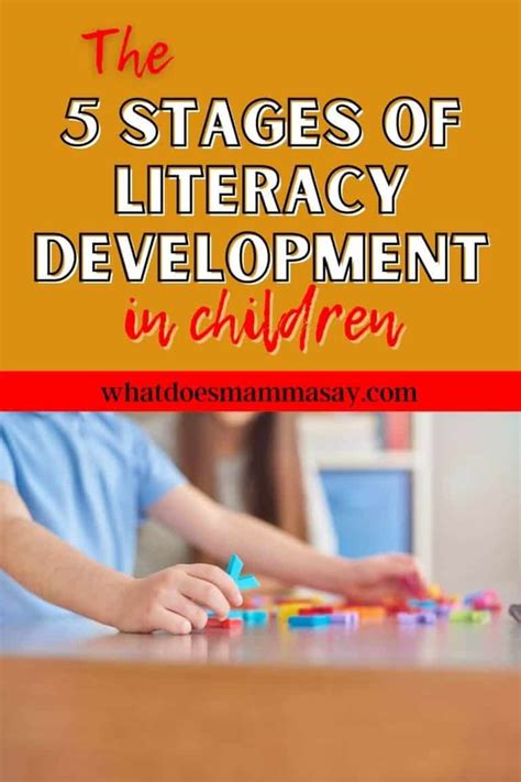 literacy development by age