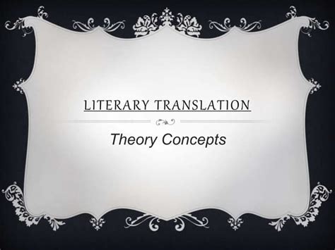 literary translation theory