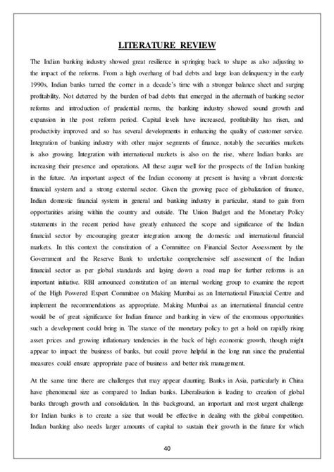 literature review of kotak mahindra bank