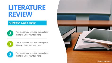 literature review ppt template free download