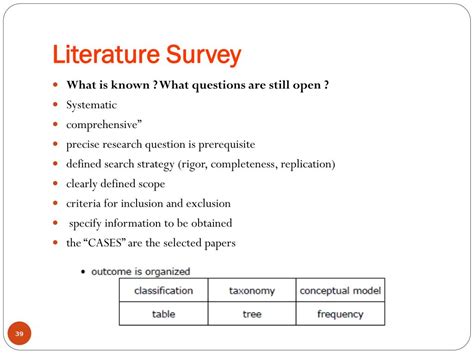 literature survey meaning