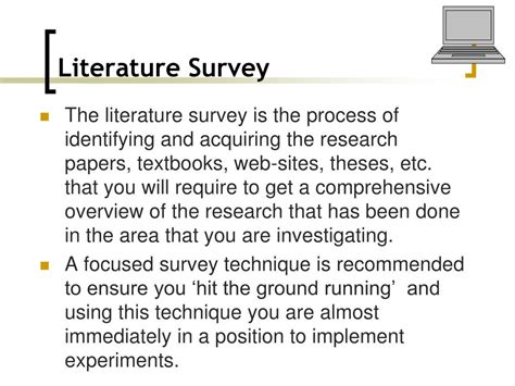 literature survey meaning in project