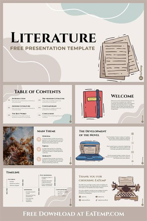 literature topics for presentation
