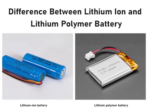 The difference between lithium ion and lithium polymer batteries Battery Power Tips