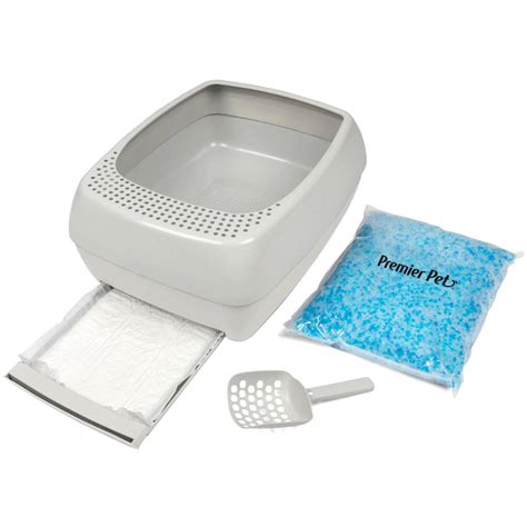 litter box with pee pads