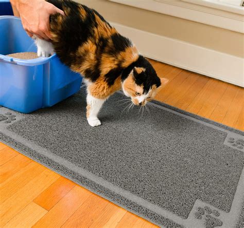 litter mat cat wipes butt
