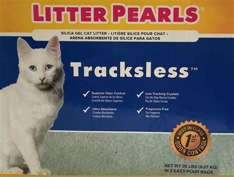 litter pearls trackless cat litter