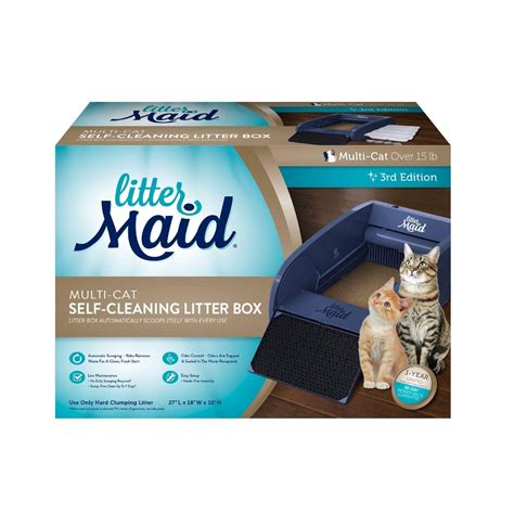 littermaid elite mega multi cat automatic self cleaning litter box