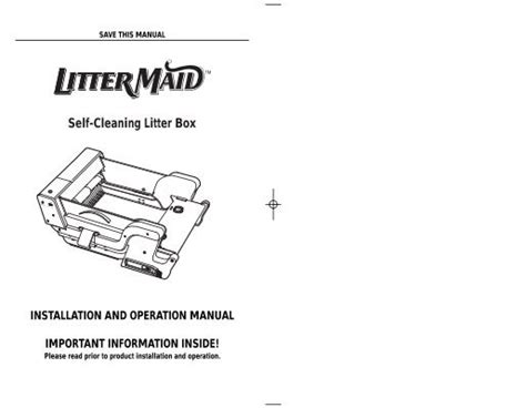 littermaid litter box manual