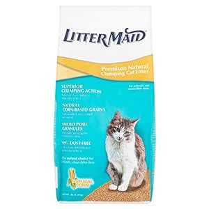 littermaid premium natural clumping cat litter lml100