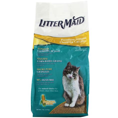 littermaid premium natural clumping cat litter lml100