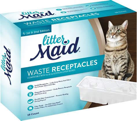 littermaid waste receptacles 12 pack