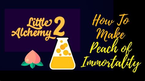 little alchemy 2 how to make immortality