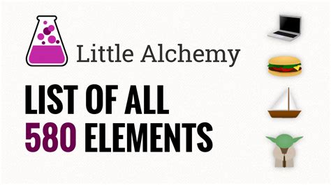 little alchemy recipes in order