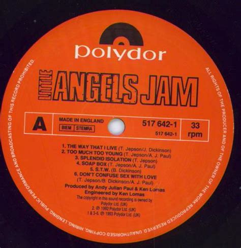 little angels jam vinyl
