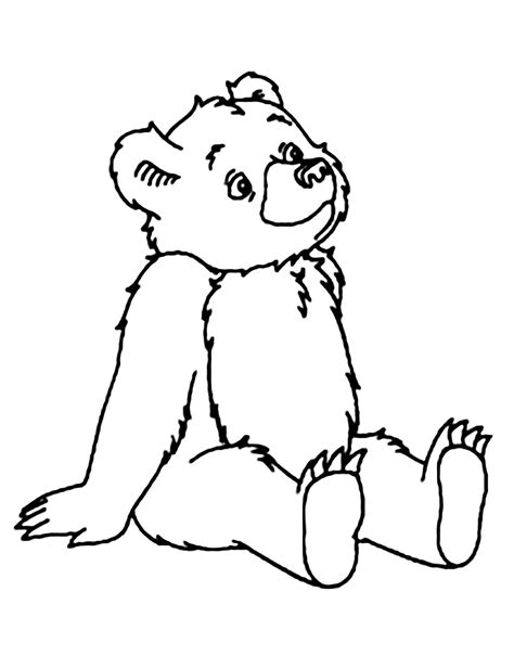 little bear coloring pages
