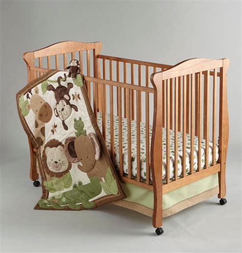 little bedding by nojo 4 piece safari baby crib set