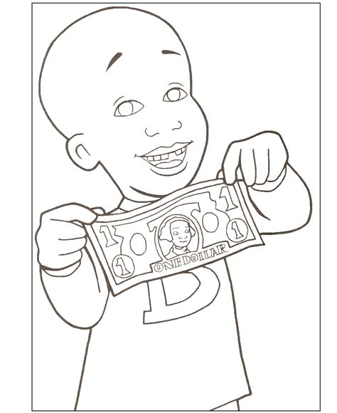 little bill coloring pages