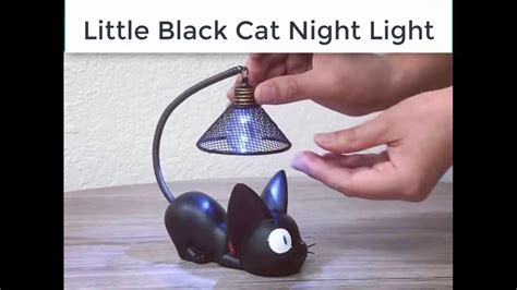 little black cat night light