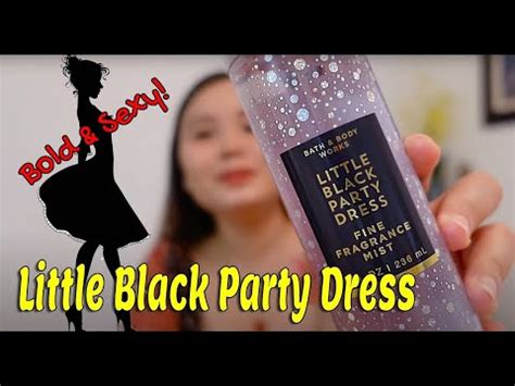 little black party dress bath and body works