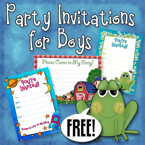 little boy birthday invitations