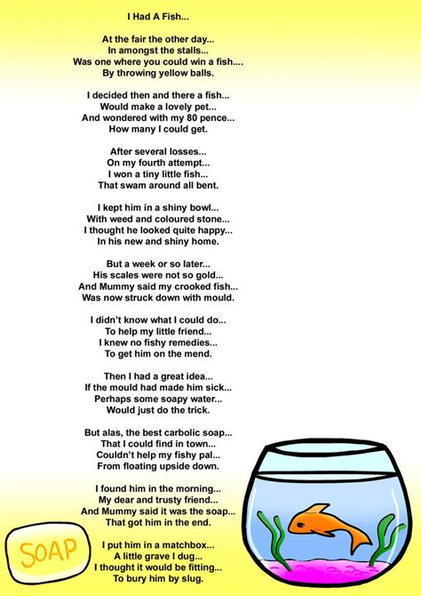 little boy fish poem