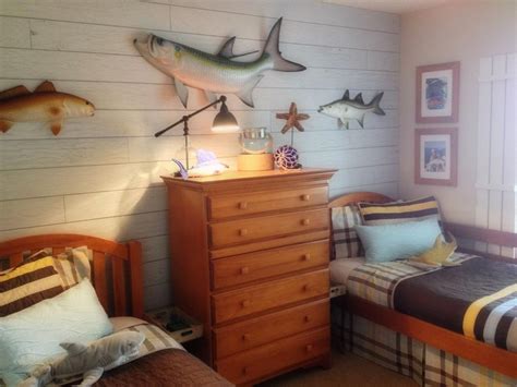 little boy fishing bedroom