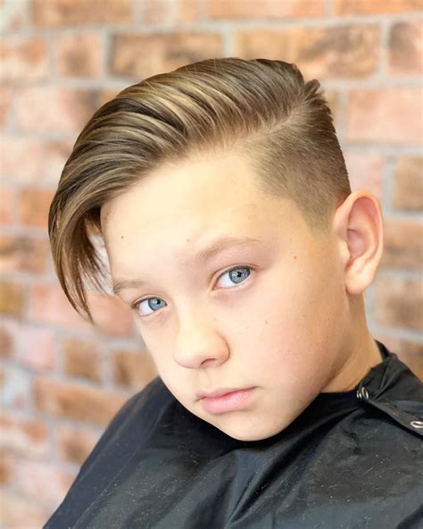 Little Boy Haircut Shaved Sides Long Top  The Latest Trend For Your Little Ones