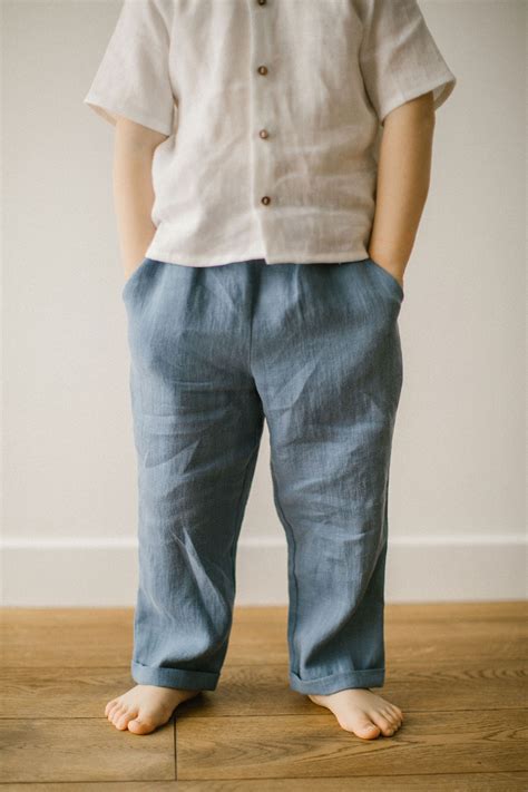 little boys linen pants