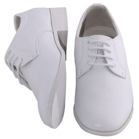 little boys white dress shoes