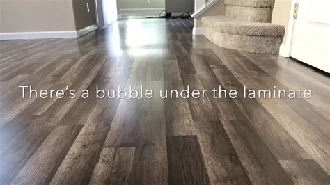 little bubbles inbetweeen wood floor planks