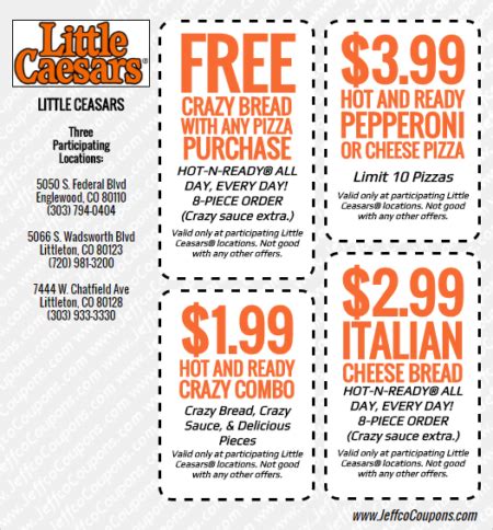 Little Caesar Coupon Code