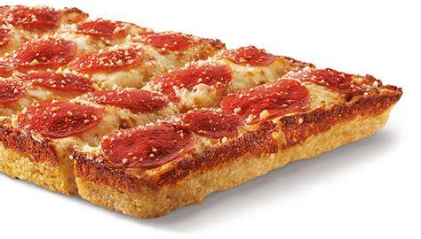 Review Little Caesars Thin Crust Pepperoni Pizza Brand Eating