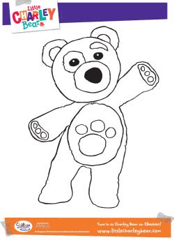 little charley bear coloring pages