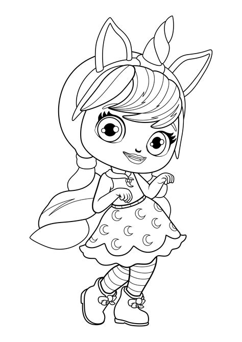 little charmers hazel coloring pages