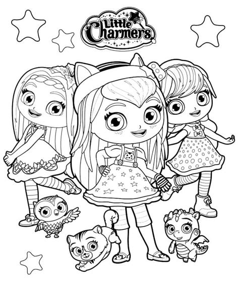 little charmers hazel coloring pages