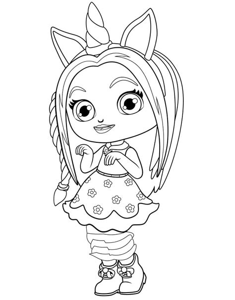 little charmers posie coloring pages