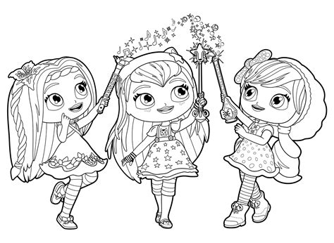 little charmers posie coloring pages
