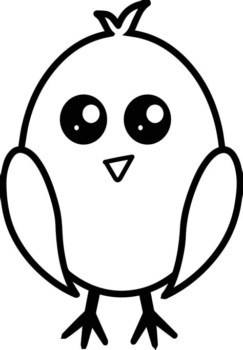 little chick coloring pages