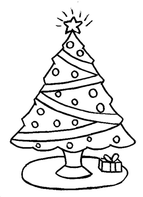 little christmas tree coloring pages