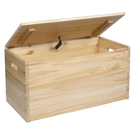 little colorado solid wood toy storage chest