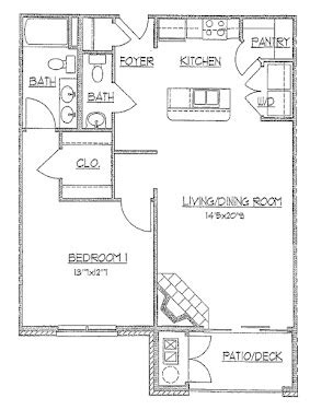 little creek apartments floor plan