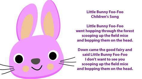 little foo foo bunny song
