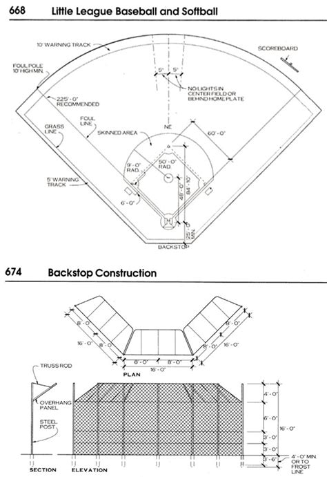Little League Backstop Height