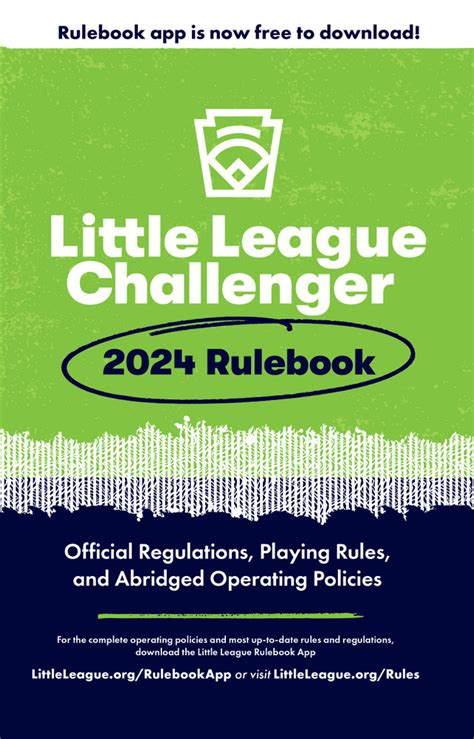 little league challenger rules
